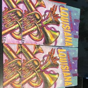 4 Trader Joe's Louisiana Tote Bags